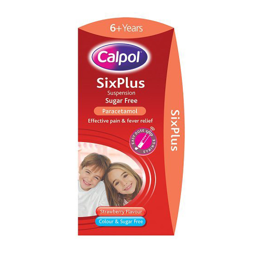 Calpol Strawberry Flavour Infants Sugar Free 6+ Years 100ml | High Quality Health & Wellbeing Product Online - Product Image Calpol Strawberry Flavour Infants Sugar Free 6+ Years 100ml | High Quality Health & Wellbeing Product Online - Product Image